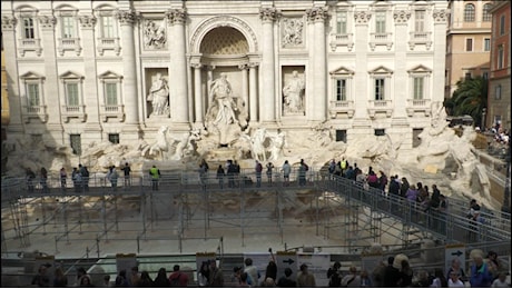 Fontana di Trevi, 14.000 visite nel fine settimana e 4.600 euro raccolti per Caritas