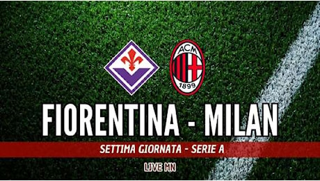 Fiorentina-Milan (1-0): fine primo tempo...