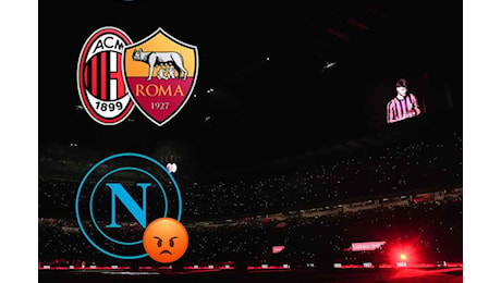 Milan-Roma, che verogna a San Siro: i tifosi tirano in ballo Napoli