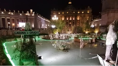 Il presepe di Grado a Roma: eccolo nei dettagli