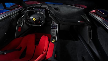 La Ferrari F80: guarda il sedile del guidatore, è una monoposto?