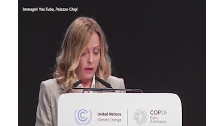 Cop29, Meloni: Rilanciamo il nucleare, puo' cambiare le carte in tavola