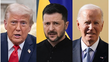 Trump contro Zelensky e Biden per la guerra in Ucraina, le accuse e il riferimento alle colpe di Putin