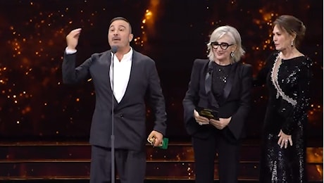 Francesco Di Leva vince il David di Donatello: “L’ha sognato mia figlia, lo dedico all’amicizia”