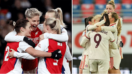 Champions League femminile, Bayern, Arsenal e Manchester City ai quarti