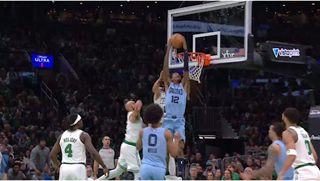 NBA, Boston-Memphis 121-127: gli highlights