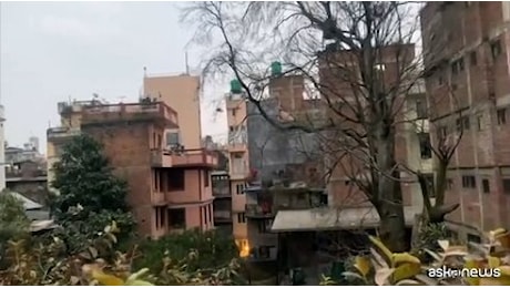 Scosse di terremoto a Katmandu, capitale del Nepal