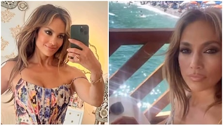 Jennifer Lopez in vacanza da sola in Costiera Amalfitana, del marito Ben Affleck non c'è traccia