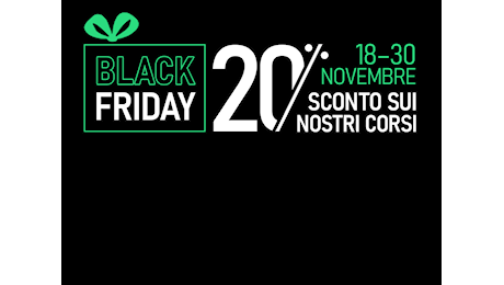 Black Friday alla Tecnica della Scuola, sono già partiti gli sconti sui corsi: ecco come non farseli scappare