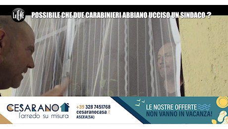 Vassallo: «Possibile che due carabinieri abbiano ucciso un sindaco?». La nuova puntata de ‘Le Iene’