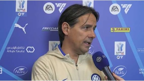 Inzaghi a ITV: Supercoppa, trofeo a cui l'Inter tiene. Ma con l'Atalanta sarà una gara aperta a tutti i risultati