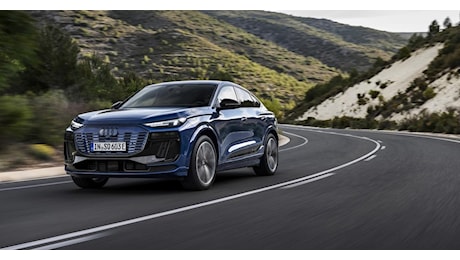 Audi Q6 Sportback e-tron, il formato coupé del suv elettrico hi-tech