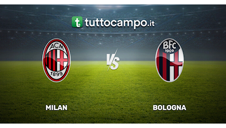 Serie A. Milan vs Bologna, le probabili formazioni