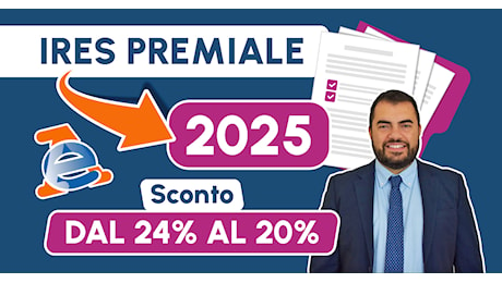 L’IRES premiale non basta