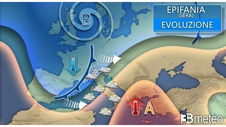 Meteo, arriva il ciclone Epifania: tornano pioggia, neve e vento. Ecco le Regioni più colpite. Le previsioni