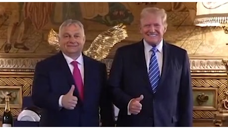 Orban ricevuto da Trump a Mar-a-Lago: «Abbiamo discusso di pace, risolverà tutto»