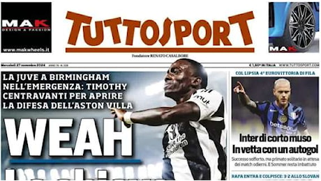 Tuttosport: Weah, la chiave inglese