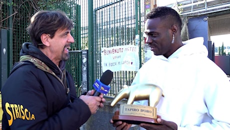 Striscia la notizia, tapiro d’oro a Mario Balotelli: tutta colpa di Vieira