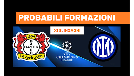 Bayer Leverkusen-Inter probabili formazioni Champions League: le scelte di Inzaghi