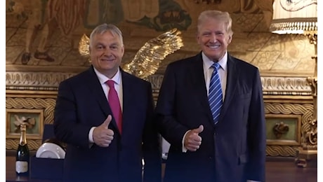 Trump dopo la visita di Orban a Mar-a-Lago: È un leader intelligente, ottimo lavoro Viktor