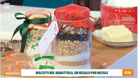 Biscotti di Natale nel barattolo di Natalia Cattelani | UnoMattina, 21 dicembre 2024