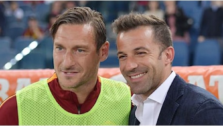 Totti celebra Del Piero: Io e Alex amici dopo una sostituzione. Rivalità? Forse all'inizio