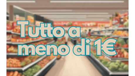 C'è il tutto a meno di 1€ nel supermercato di Amazon ed è PAZZESCO