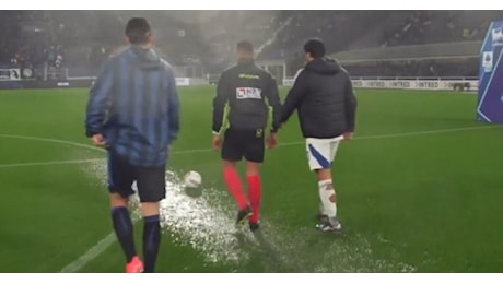 Atalanta-Como a rischio rinvio: secondo sopralluogo del campo alle 21.15