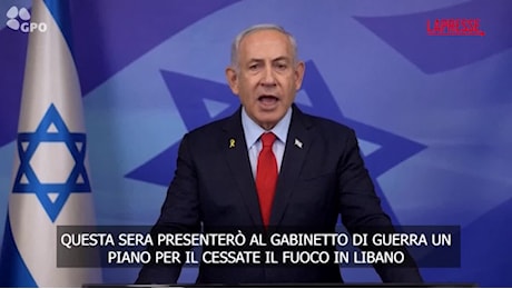 VIDEO Medioriente, Netanyahu annuncia l'ok alla tregua in Libano