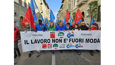 Moda, alta adesione allo sciopero e alla manifestazione a Firenze: Tutelare settore e lavoratori