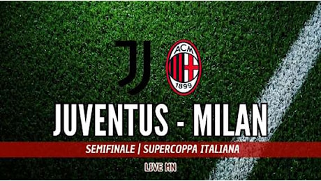 LIVE MN - Juventus-Milan (0-0): iniziata la semifinale!