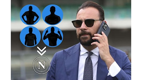 Mercato Napoli, quattro super colpi nel mirino: svelati anche i nomi