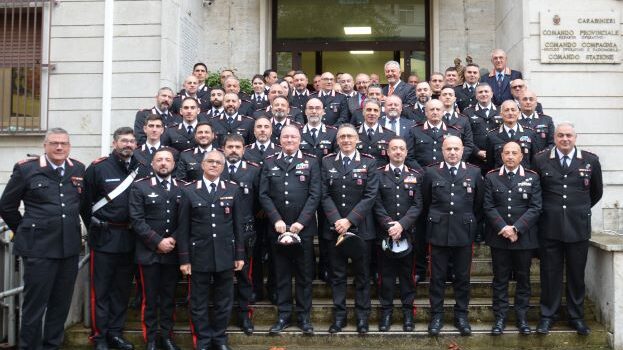 Carabinieri Il Generale Taurelli Salimbeni Visita Il Comando Provinciale Elogio Allimpegno