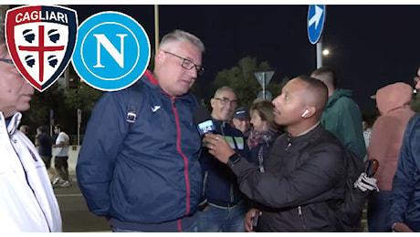 Cagliari-Napoli 0-4: la reazione dei tifosi napoletani alla Domus Arena | VIDEO