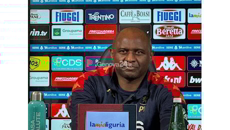 Genoa, Vieira: “La vittoria contro una big non sia un’ossessione, gruppo pronto a fare bella partita per 95 minuti”
