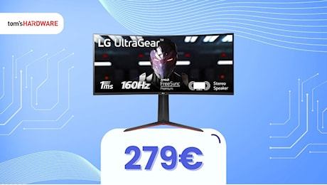 Scrivania affollata? Trova il giusto spazio per questo monitor LG in super offerta