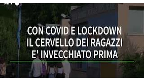 Lo studio: con covid e lockdown il cervello dei ragazzi è invecchiato prima