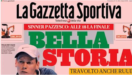 Gazzetta dello Sport su Italia-Francia: Luci (azzurre) a San Siro