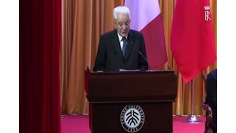 Mattarella: Rimuovere barriere cinesi ai prodotti italiani