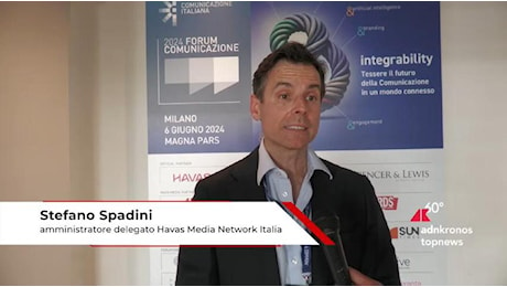 Forum Comunicazione 2024, Spadini (Havas media): “Investito risorse importanti in lancio CSA – Consumer Science Analytics”