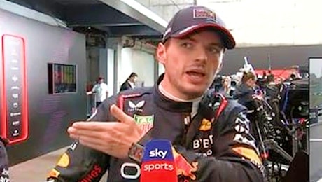 Verstappen furibondo con la F1 in diretta a Interlagos: È così stupido parlarne, è ridicolo