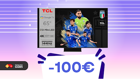 Con questa TV TCL ogni frame conta: GIOCA AL TOP con immagini nitide e ultra-reattive! (-100€)