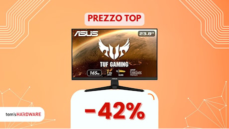 PC da gaming potente? Ecco il monitor per sfruttare i 165 FPS sotto i 150€