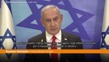 Netanyahu L'uccisione di Sinwar un duro colpo al male