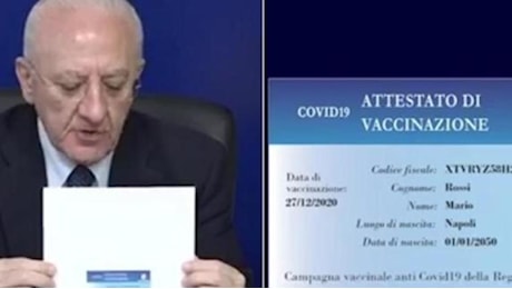 Covid card, De Luca condannato dalla Corte dei conti: dovrà risarcire 609 mila euro alla Regione