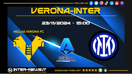 Verona-Inter, le probabili formazioni per la 13ª giornata di Serie A