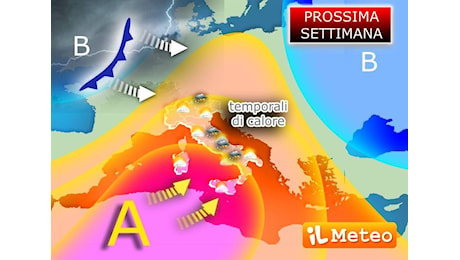 Meteo: Prossima Settimana, ancora caldissimo con Caronte, ma attenzione alla Grandine