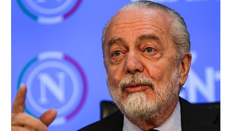 Napoli, De Laurentiis: Mi assumo le colpe dell'anno scorso. Ricostruiamo con Conte