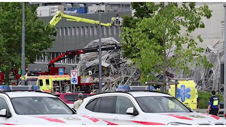 Svizzera, crolla impalcatura a Losanna: due morti e 10 feriti