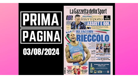 Prima pagina Gazzetta dello Sport: “Zielinski: ‘Inter, ti porto assist e gol'”